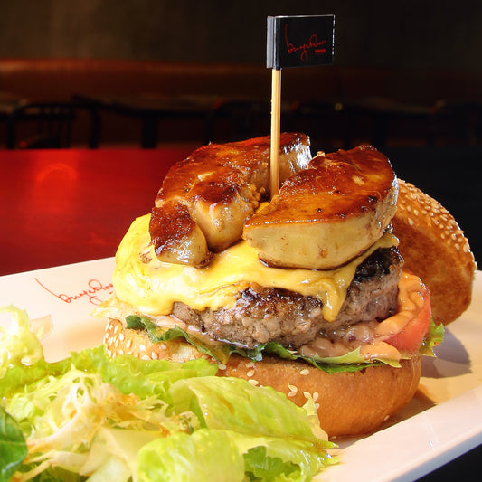 Double Foie Gras Beef Burger Double Foie Gras Beef Burger