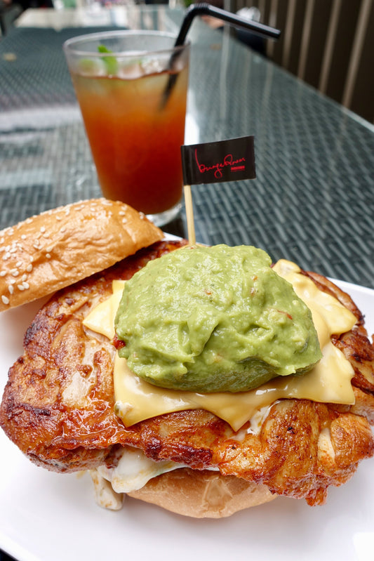 Guacamole Cheese Burger Guacamole cheese beef burger